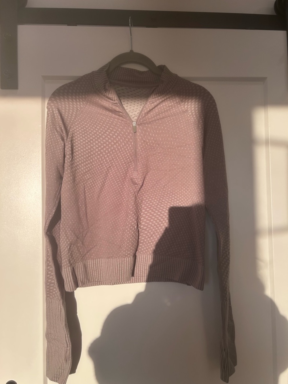 Lululemon Khaki Green Half-Zip Women's Sweater